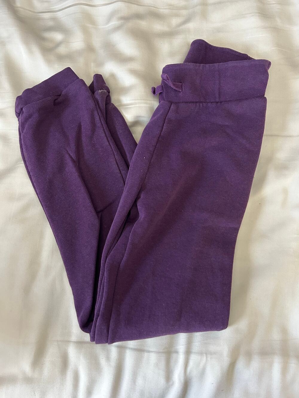 H&M purple sweatpants size 7-8